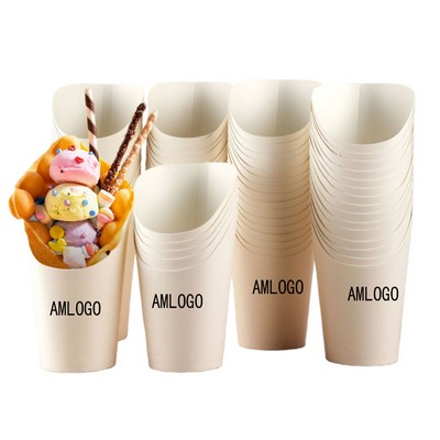 Eco-Friendly Kraft Fry Containers