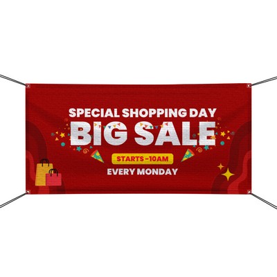 Canvas Banners with Top Pole Pocket - 1' x 1' (SQFT)