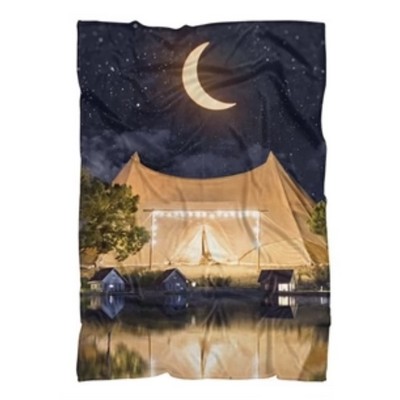Sublimated 270GSM Silky Touch Fleece Blanket- 40" X 50" - USA Printed