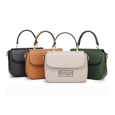 Genuine Leather Small Square Bag