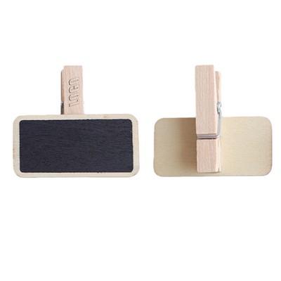 Mini Chalkboard Natural Wood