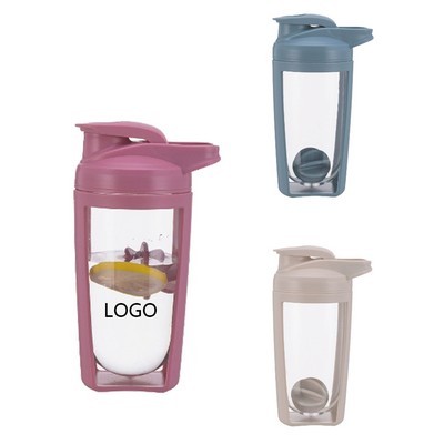 650ML Large Capacity Plastic Protein Powder Milk Shake Mixing Cup