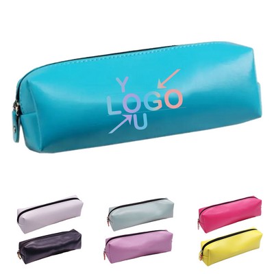 Faux Leather Pencil Case