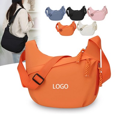 Nylon Dumpling Crossbody Bag
