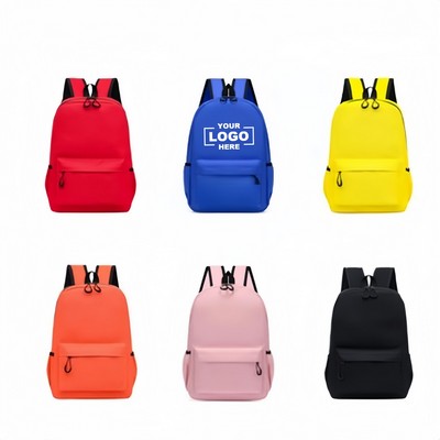 Solid Color Middle School Student Backpack