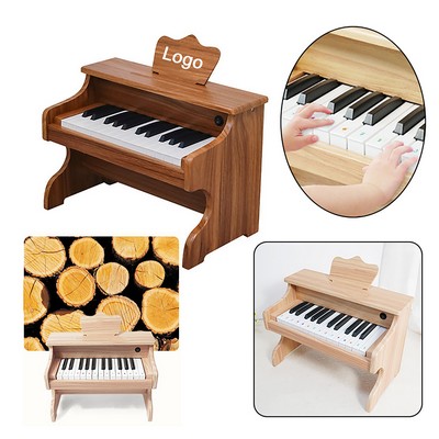 Premium 25 Key Solid Wood Electronic Piano For Beginner Kids