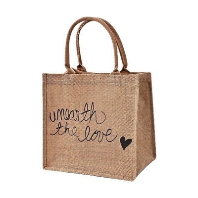 Marketing Jute Tote Bag