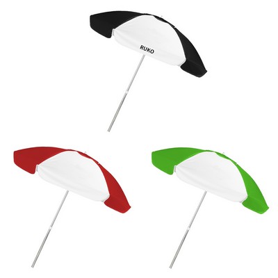 6 1/2' Aluminum Tilt Patio Umbrella with Vinyl Canopy