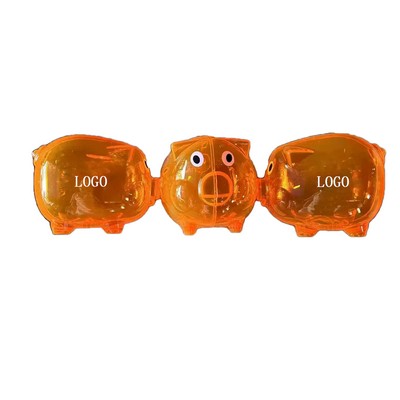 Cute Piggy Bank Plastic