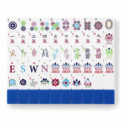 Durable 2-Layer Melamine American Mahjong Set 166-Tile