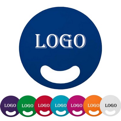 Stickless Round Plastic Hand Fan For Outdoor Events