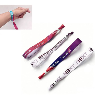 Sublimated Event Wristbands w/ Locking Bead