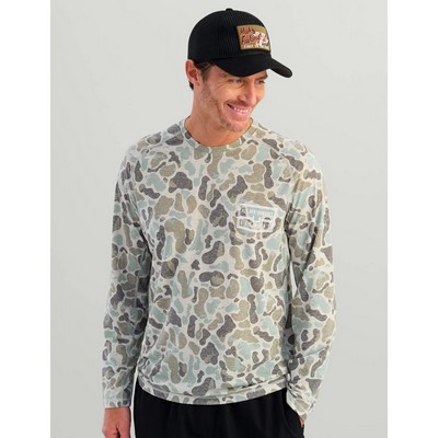 Huk® Men's Camo Print Graphic T-shirt with Custom Logo
