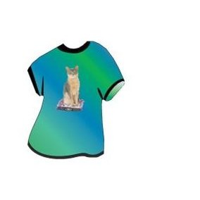 Abyssinian Cat T-Shirt Mighty Mini Magnet