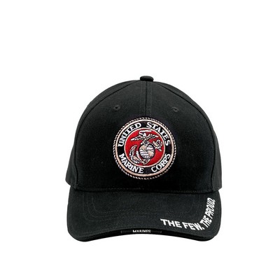 Marines Deluxe Low Profile Insignia Cap w/Globe & Anchor Patch
