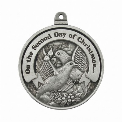 Twelve Days of Christmas Full Size Ornament (Day 2 - Two Turtle Doves)