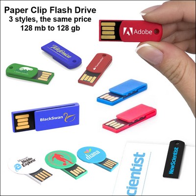 Paper Clip Flash Drive - 512 MB Memory