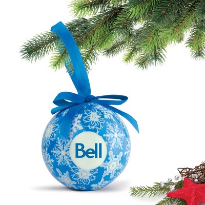 Shatterproof Ball Ornament (Blue) with Gift Box