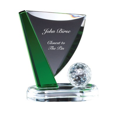 Crystal Ball at Green Pin (4.5" x 5.25")