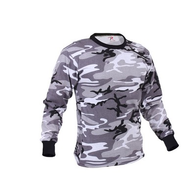 City Camouflage Long Sleeve T-Shirt (3XL)