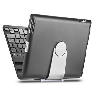 Wireless Bluetooth Clamshell Apple tablet Keyboard Case w/Stand