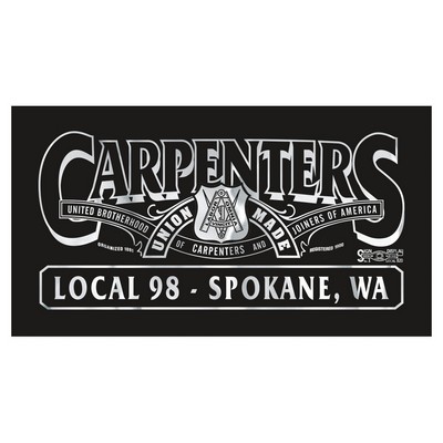 Full Color Digital Sticker | Custom | Sq Corner | Chrome Poly | Permanent Adhesive | 18-28 Sq In