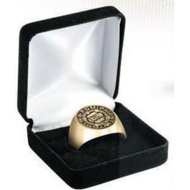 Stock Round Men's 10KT Gold Ring