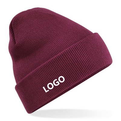 Soft Acrylic Knit Beanie - Multi-Color