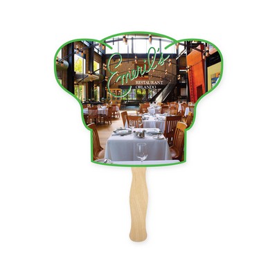 Lightweight Chef Hat Shape Hand Fan