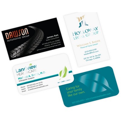Full Color Specialty Spot Gloss Front Business Cards (2 Sided)