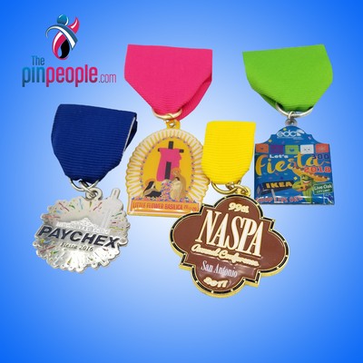 1/2" Die Struck Fiesta Medal/Pin