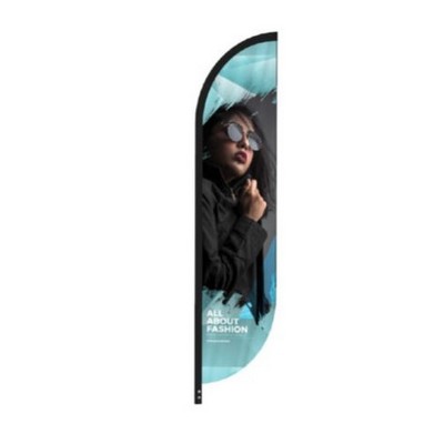 20' Single Sided Feather Banner