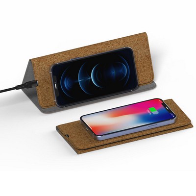 Cork Wireless Charger Mouse Pad 5W