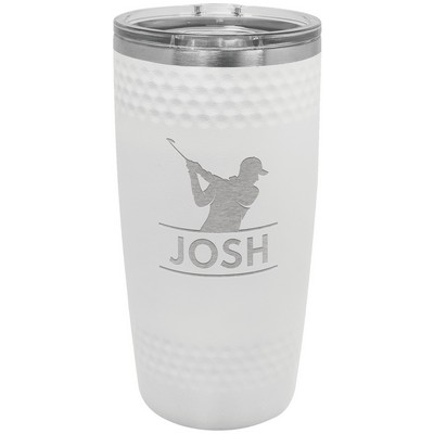20 Oz. Golf Dimple Tumbler