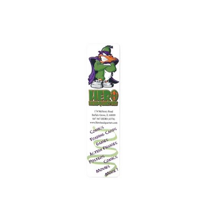 1.5" x 6.25" Custom Printed Bookmark