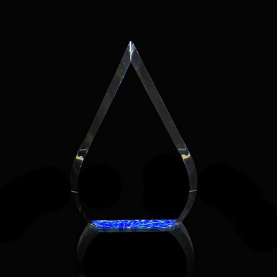 Large Beveled Teardrop