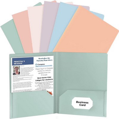 Clear Report Covers with 2 Pockets