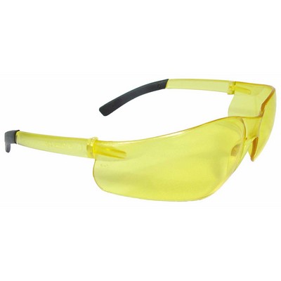 24Seven® Foam Lined Safety Eyewear - Crystal Clear Frame - Clear Anti-Fog Lens