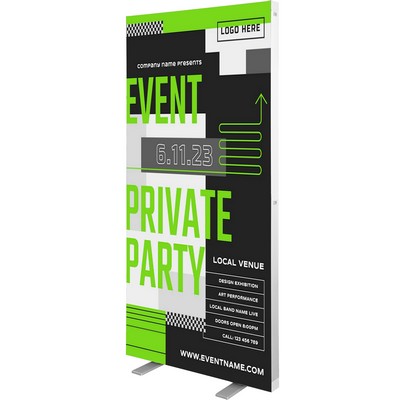 2.8'w x 6.6"h SEG Lighted Display w/Folding Frame