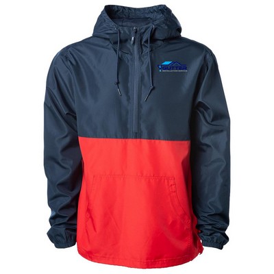 Independent Trading Co.® Lightweight Pullover Windbreaker Anorak Jacket