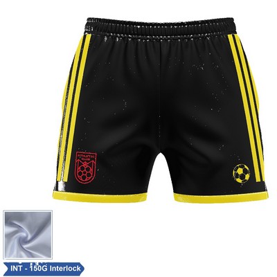 Women's Sublimation Soccer Shorts - 150G Interlock