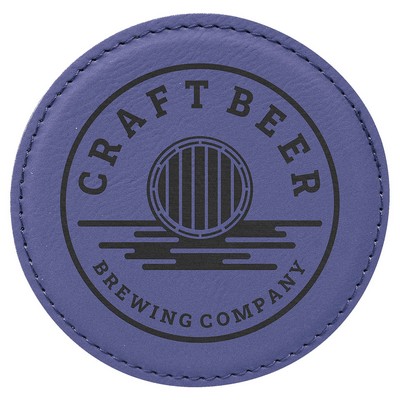 Leatherette Coaster