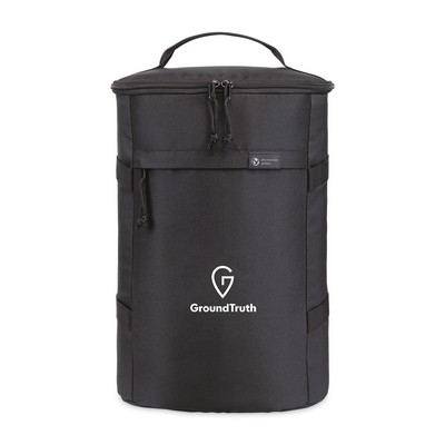 Renew Recycled rPET Backpack Cooler - AWARE™ - Black