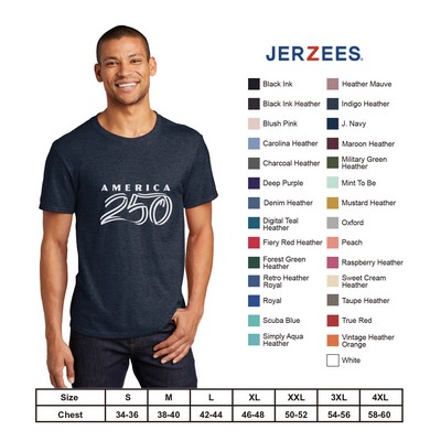 America 250 Jerzees Premium Blend Ring Spun T-Shirt