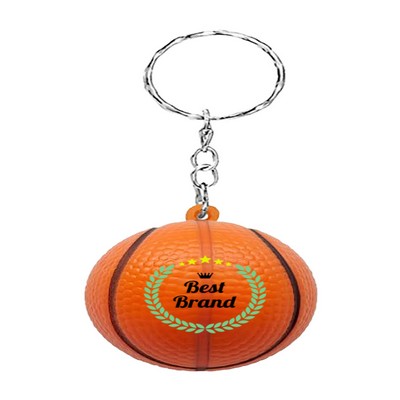 Basketball - Shaped Keychain