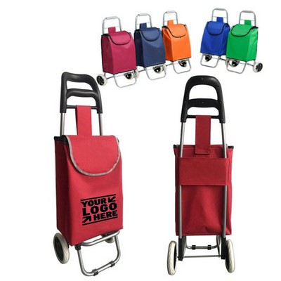 Folding Shopping Grocery Bag Trolley Cart