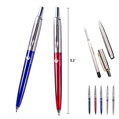Sleek Steel Ballpoint Pen W/ Metal Finish