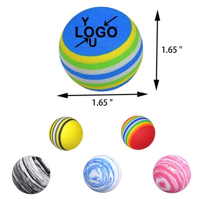 EVA Golf Putting Mat Practice Sponge Balls
