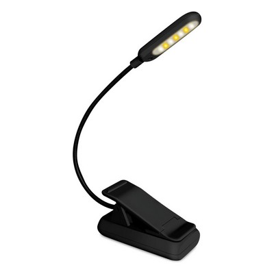 Rechargeable Clip-On Book Light with 9 Color Modes