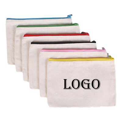 Canvas Zipper Pen Case